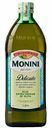 Масло оливковое Monini Extra Virgin Delicato нерафинированное, 1 л