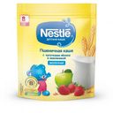 Каша молочная Nestle пшеничная с кусочками яблока и земляникой с 8 мес., 220 г