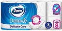 Туалетная бумага Zewa Deluxe Magical Winter 3 слоя, 8 рулонов