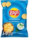 Чипсы картофельные Lay's сметана-зелень 140 г