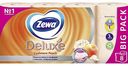 Туалетная бумага Zewa Deluxe Персик 3 слоя, 8 рулонов
