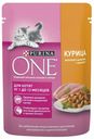 Влажный корм Purina One для котят с курицей и морковью 75 г