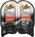 Корм Sheba Perfect Portions паштет с говядиной для кошек, 75г