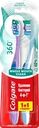 Зубная щетка COLGATE 360 Суперчистота всей полости рта, антибактериальная, средней жесткости, 1+1, 2шт