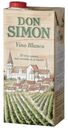 Вино Don Simon белое сухое 11% 1 л