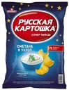 Чипсы картофельные Русская Картошка сметана и укроп 80 г