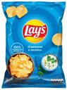 Чипсы картофельные Lay's сметана-зелень 140 г