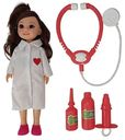 Кукла S+S Toys Доктор 3+ с аксессуарами дизайн, в ассортименте, 45 см