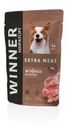 Корм для собак Winner Extra Meat Ягненок в соусе 85г