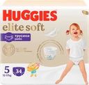 Подгузники-трусики детские HUGGIES Elite Soft 5 12–17кг, 34шт