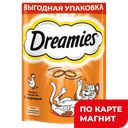 DREAMIES Лакомство д/кош подушечки c курицей 140г(Марс):12