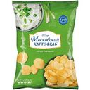 Чипсы картофельные Московский картофель Лук и сметана, 120 г