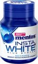 Жевательная резинка MENTOS Insta white Blue System со вкусом перечной мяты, 50г