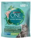 Сухой корм PURINA ONE(R) Природа Здоровья(R) для взрослых кошек с индейкой 680 г