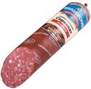 Мясная продукция. Варено-копченое колбасное изделие: колбаса категории А: "Сервелат" "Гвардейский" , 400 г, вакуумная упаковка