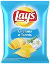 Чипсы Lay's картофельные, сметана и зелень, 90 г