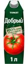 Сок Добрый Томат, 1л