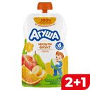 Пюре АГУША Мультифрукт, с 6 мес., 90г