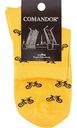 Носки мужские Comandor Велосипед цвет: жёлтый/чёрный, 29 (44-46) р-р