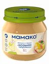 Пюре фруктовое Мамако Яблоко с грушей и козьим творожком, с 6 месяцев, 80 г