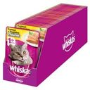 Влажный корм для кошек Whiskas паштет из курицы с индейкой, 85г (24 шт)