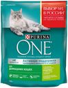 Сухой корм для домашних кошек Purina ONE индейка и цельные злаки, 750 г