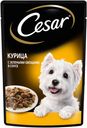 Влажный корм Cesar с курицей и зелеными овощами для собак 85 г