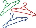 Комплект вешалок Архимед тонких цветных в ассортименте р48-50 5шт.