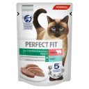 Корм для кошек PERFECT FIT для стерилизованных паштет с говядиной, 75г
