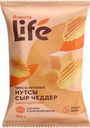 Чипсы нутовые ЛЕНТА LIFE Сыр Чеддер, 50г