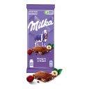 Шоколад Milka молочный с изюмом и фундуком 85 г