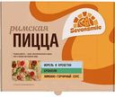 Римская пицца Sevemsmile форель и креветки, брокколи, лимонно-горчичный соус, 480г