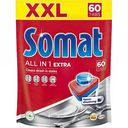 Средство для посудомоечных машин All in One Somat extra 9 actions, 60 таблеток