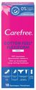 Прокладки ежедневные Carefree Cotton Feel FlexiForm Fresh с ароматом свежести, 18 шт