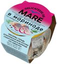 Сельдь Балтийский Берег Mare по-шведски слабосоленая в маринаде филе кусочки 145 г
