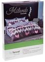 Комплект постельного белья 2-спальный Milando Стрелки тенсель, 4предмета