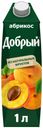 Нектар абрикосовый «Добрый» с мякотью, 1 л