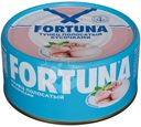 Тунец Fortuna кусочки натуральные, 185г