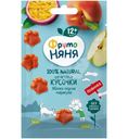 Кусочки ФрутоНяня фруктовые из яблок персиков и маракуйи с 12 месяцев, 15г