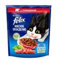 Сухой корм "Мясное объедение", FELIX, с говядиной, 600 г