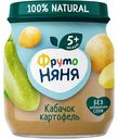 Пюре ФрутоНяня Кабачок, картофель, с 5 месяцев, 110г