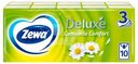 Платочки Zewa Deluxe Ромашка бумажные 3 слоя 10х10шт
