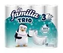 Туалетная бумага, Familia Trio, 3 слоя, 12 рулонов