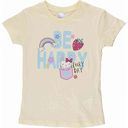 Футболка для девочки Donland Be Happy, цвет: жёлтый