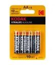 Батарейки АА "XTRALIFE Alkaline", Kodak, 4 шт.