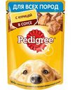 Корм для взрослых собак для всех пород Pedigree с курицей в соусе, 85 г