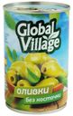 Оливки Global Village без косточки 200г