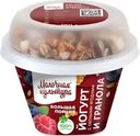 Йогурт МОЛОЧНАЯ КУЛЬТУРА с лесными ягодами с гранолой и изюмом 2,7–3,5%, без змж, 190г