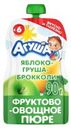Пюре яблоко-груша-брокколи «Агуша», с 6 мес., 90 г 