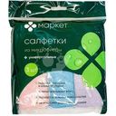 Салфетки для уборки универсальные из микрофибры Маркет, 3шт